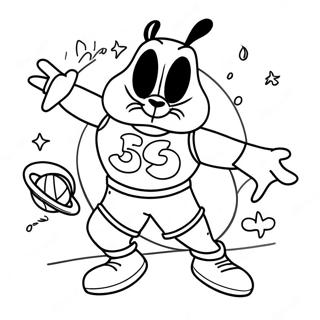 Space Jam Coloring Page 531-420