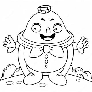 Charming Humpty Dumpty Coloring Page 54294-43330