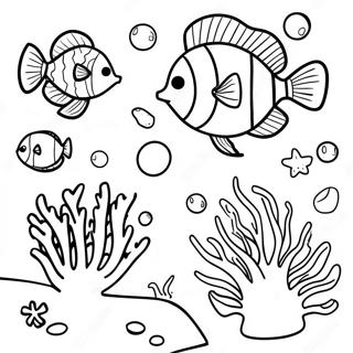 Coral Reef Coloring Pages