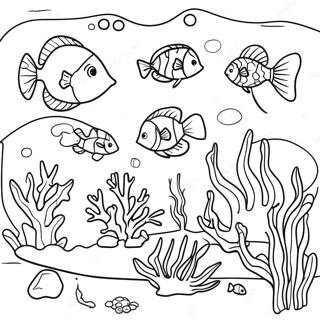 Coral Reef Coloring Pages