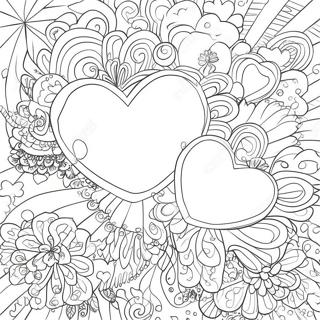 Sweet Hearts Bold Coloring Page 54783-43723