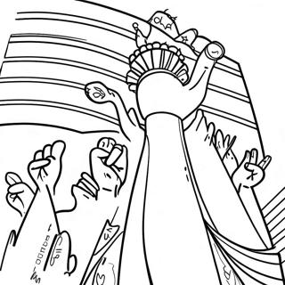 Colorful Pledge Of Allegiance Coloring Page 54824-43757