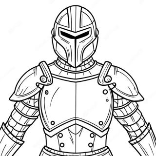 Shiny Metal Armor Coloring Page 55184-44038