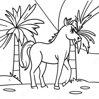 Palm Sunday Coloring Page 5586-4573