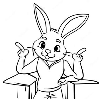 Bad Bunny Coloring Page 5606-4583