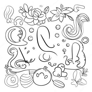 Alphabet Tracing Sheet Coloring Page 56363-44974
