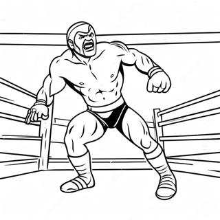Aew Wrestler In Action Coloring Page 56404-45012