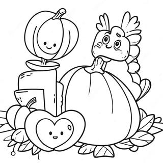 I Am Thankful For Friends Coloring Page 5747-4696