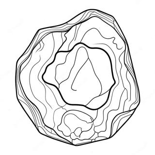 Crystal Coloring Pages