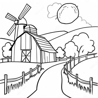 Farm For Adults Coloring Pages