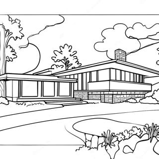 Frank Lloyd Wright Coloring Pages