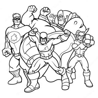 Super Hero Squad Coloring Pages