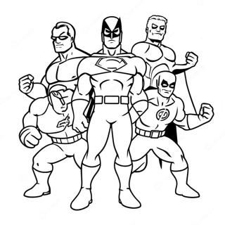 Super Hero Squad Coloring Page 58763-47142