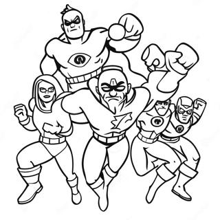 Dynamic Super Hero Squad Action Coloring Page 58764-47147