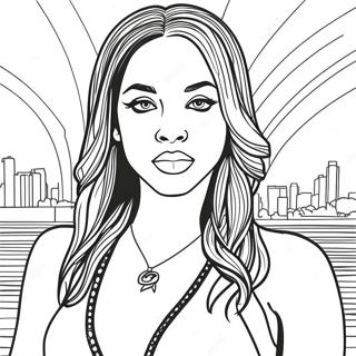 Aaliyah Coloring Page 59383-47640