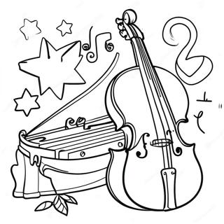 Christmas Music Coloring Page 59443-47692