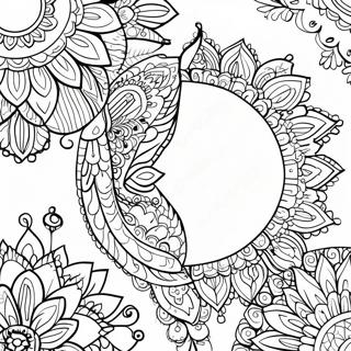 Boho Moon Mandala Coloring Page 60163-48266