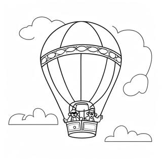 Up Balloon Adventure Coloring Page 601-478