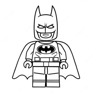 Batman In Lego Style Coloring Page 60234-48328