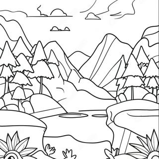 Sublime Nature Scene Coloring Page 60243-48332