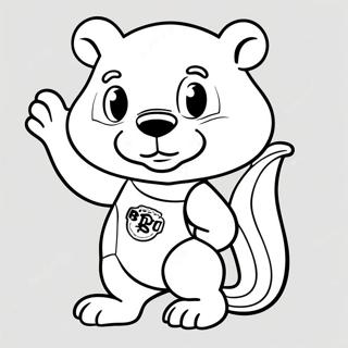 Buc Ee S Beaver Mascot Coloring Page 60434-48481