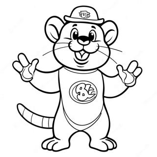 Buc Ee S Beaver Mascot Coloring Page 60434-48483