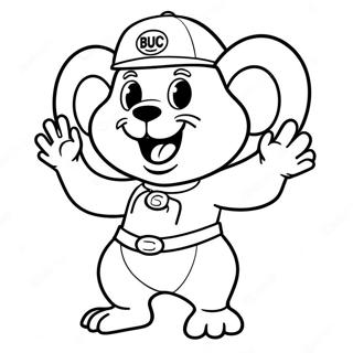 Buc Ee S Beaver Mascot Coloring Page 60434-48484