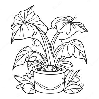 Audrey Ii Plant Coloring Page 60474-48507