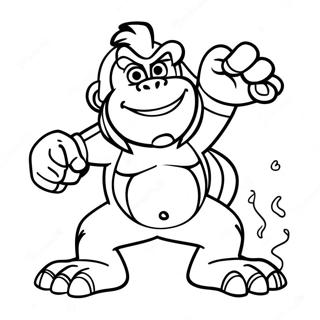 Dixie Kong Coloring Page 60713-48694