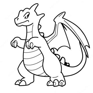 Fiery Gigantamax Charizard Coloring Page 60974-48905