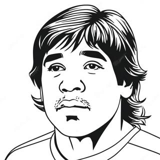 Maradona Coloring Page 61093-48999