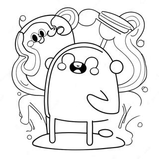 Adventure Time Coloring Page 611-481