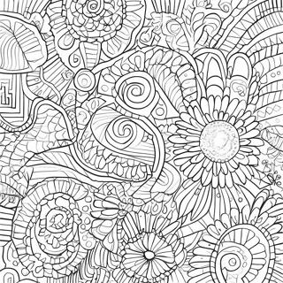 Vibrant Alma Thomas Patterns Coloring Page 61554-49370