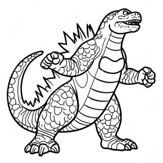 Godzilla Coloring Pages