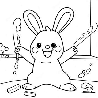 Rabbids Coloring Page 62233-49896
