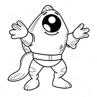 Fortnite Fishstick Character Coloring Page 62673-50250
