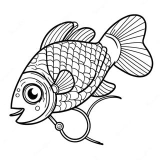 Fishing Lure Coloring Page 62843-50383