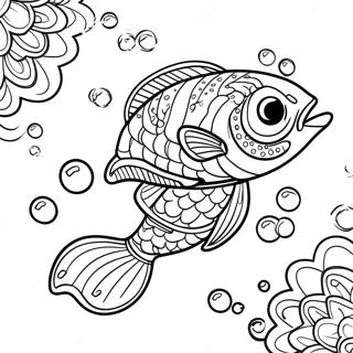 Colorful Fishing Lure Coloring Page 62844-50392