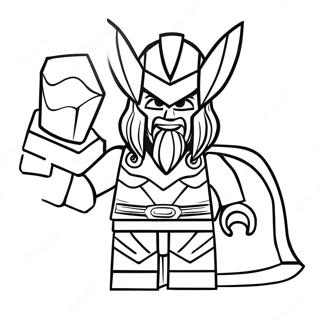 Lego Thor Coloring Pages