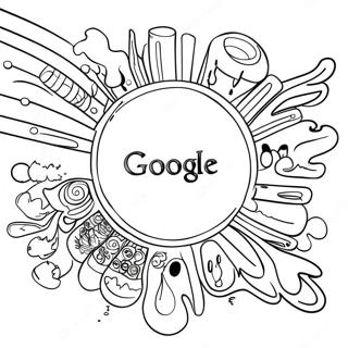 Google Logo Coloring Page 64653-51818