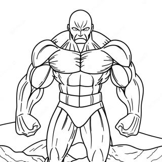 Colossal Titan In Battle Coloring Page 65754-52696