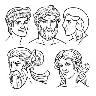 Greek Gods Coloring Pages