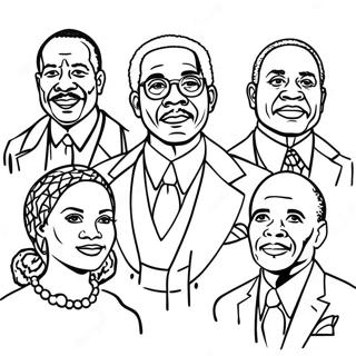 Black History Month Inspirational Figures Coloring Page 661-521