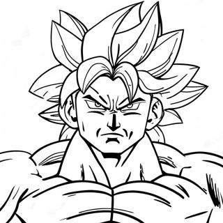 Broly Coloring Pages