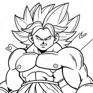 Broly With Legendary Power Coloring Page 6647-5411