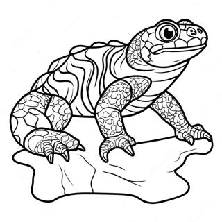 Gila Monster Coloring Page 67253-53919