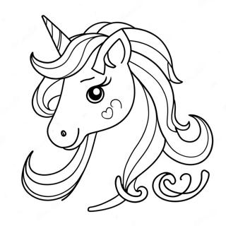 Unicorn Princess Coloring Pages