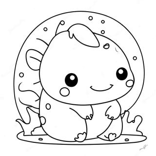 Squishmallow Axolotl Coloring Pages