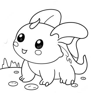 Cute Squishmallow Axolotl Coloring Page 6747-5491