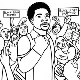 Black Lives Matter Coloring Page 67843-54390